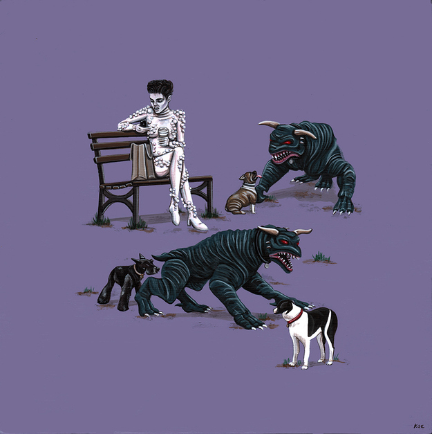 gozer at the dog park - Essenpreis