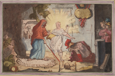 witch of endor 17th C Flemish